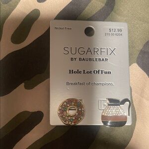 Sugarfix by Baublebar Donut and Coffee Pot Pins